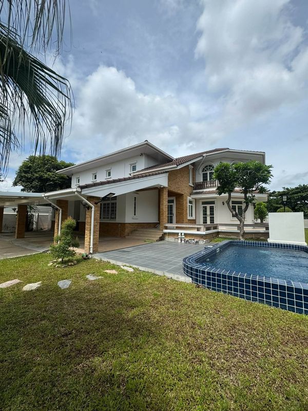 SH 1284 ให้เช่า บ้านเดี่ยว Pool Villa สุขุมวิท 107 (แบริ่ง) #พูลวิลล่าสุขุมวิท107 #ให้เช่าพูลวิลล่า #บ้านเช่าพร้อมสระว่ายน้ำ 
