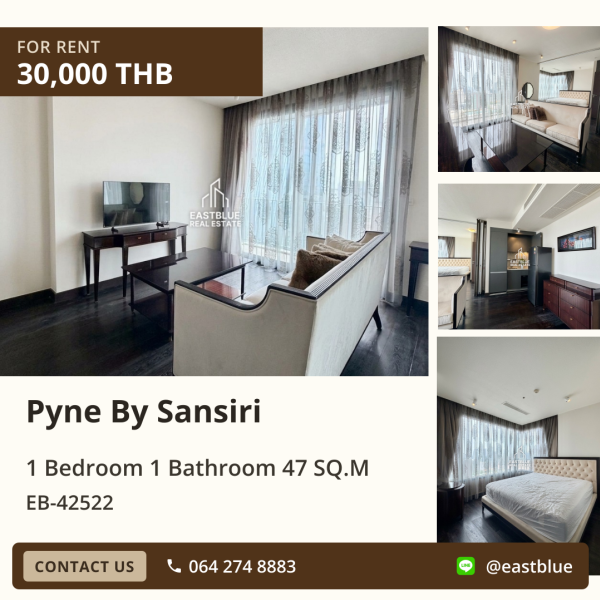02/10/2026, เช่าคอนโด Pyne By Sansiri ชั้นสูง วิวสวย 🏙️✨ 0642748883