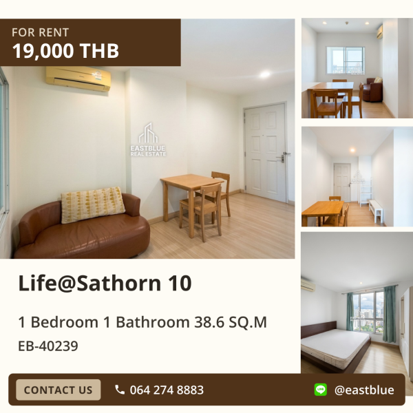 02/10/2026, For Rent: Life@Sathorn 10 Condo near BTS Chong Nonsi ✨ Prime Location 0642748883