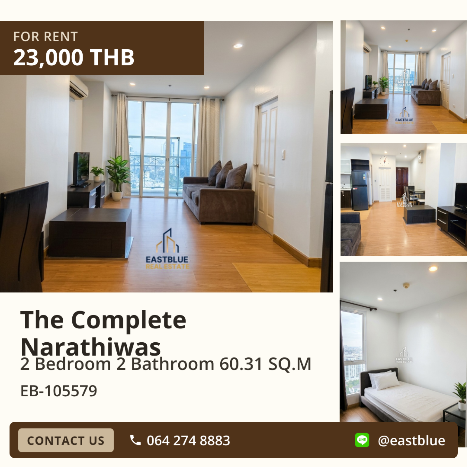 02/10/2026, คอนโด The Complete Narathiwas ให้เช่า 2 ห้องนอน 2 ห้องน้ำ ใกล้ BTS ช่องนนทรี 🔑✨ 0642748883 02/10/2026, คอนโด The Complete Narathiwas ให้เช่า 2 ห้องนอน 2 ห้องน้ำ ใกล้ BTS ช่องนนทรี 🔑✨ 0642748883