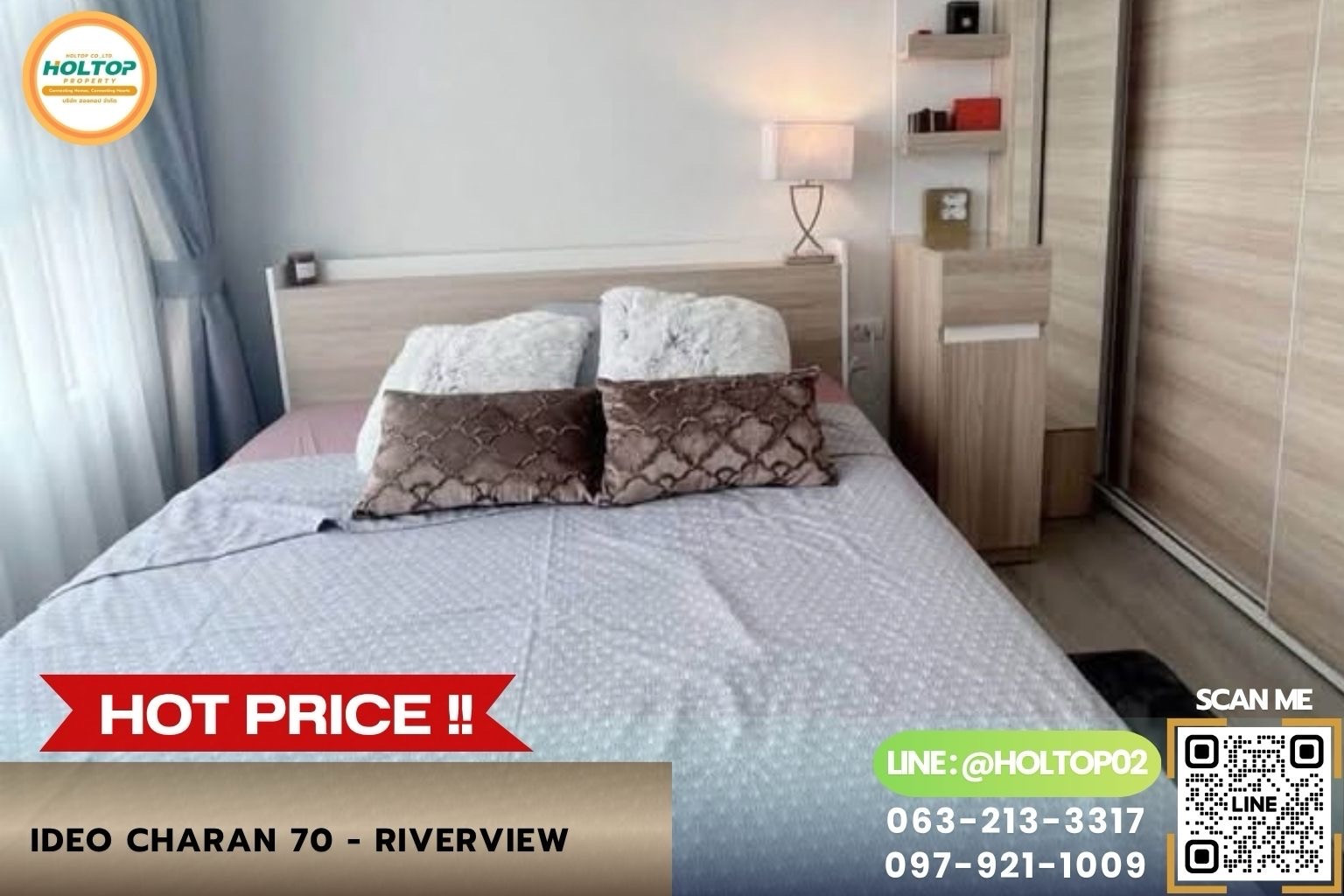 #Z6550 ให้เช่าคอนโด Ideo Charan 70 - Riverview #Z6550 ให้เช่าคอนโด Ideo Charan 70 - Riverview