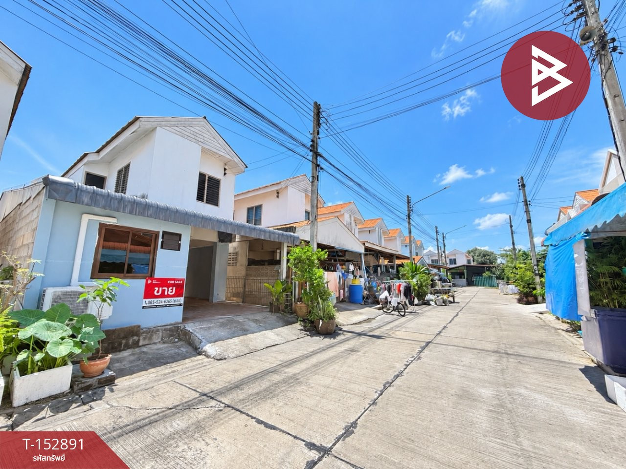 Semi-detached house for sale, Eua-Athorn Chedi Hak Village, Ratchaburi, ready to move in. – รูปที่ 3