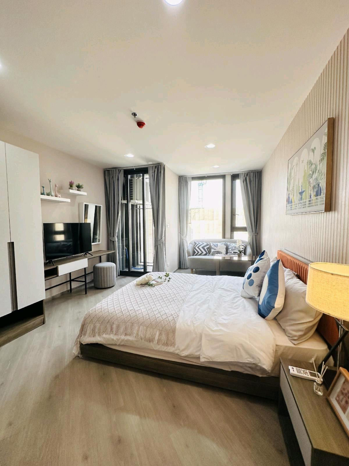 📣Condo for rent The Base Saphan Mai 🏢 next to BTS Sai Yut 🚆 beautiful room with complete furniture and electrical appliances ✅️ only 13,000/month ✨