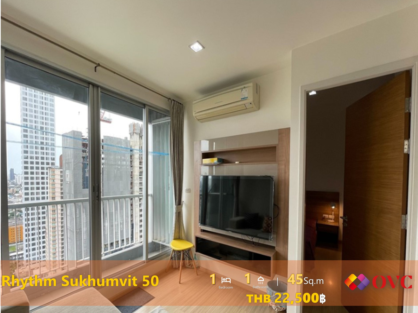Available for Rent @ Rhythm Sukhumvit 50