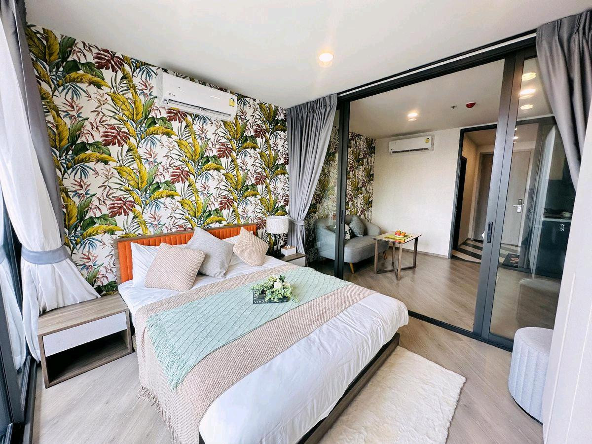 📣Condo for rent The Base Saphan Mai 🏢 next to BTS Sai Yut 🚆 beautiful room with complete furniture and electrical appliances ✅️ 15,000/month ✨