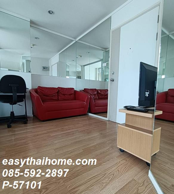 P-57101 ให้เช่าคอนโด Lumpini Ville Sukhumvit 77-2 ใกล้ BTS อ่อนนุช | ทำเลดีสุขุมวิท 77 ลากกระเป๋าเข้าอยู่ได้เลย เพียง 8,500 บาท Line@easythaihome 085-592-2897  – รูปที่ 4