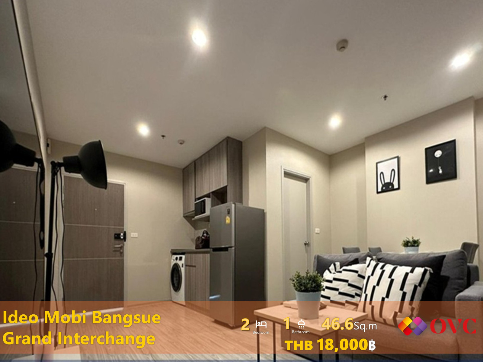 Available for Rent @Ideo Mobi Bangsue Grand Interchange (MRT Tao Poon)