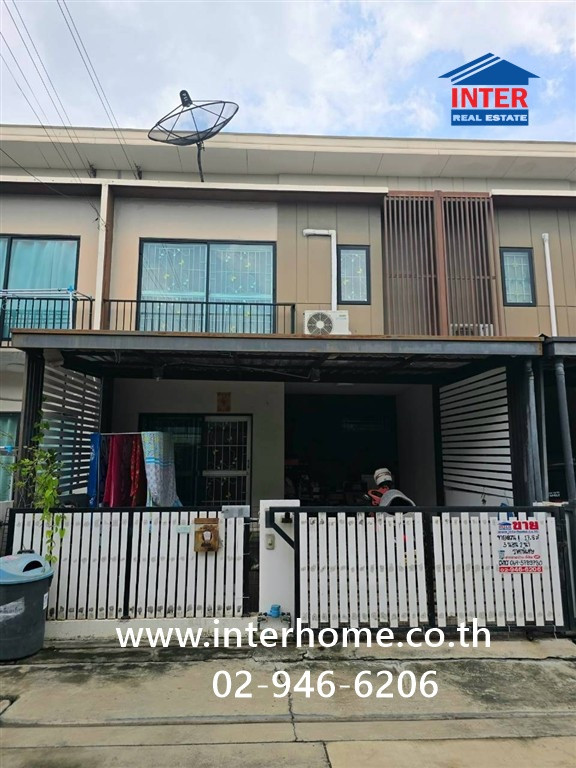 Townhouse, 2 floors, 17.8 sq m, The Connect Village 34. On Nut-Wongwaen 2 Kanchanaphisek Parallel Road, Lat Krabang Road, Prawet District, Bangkok