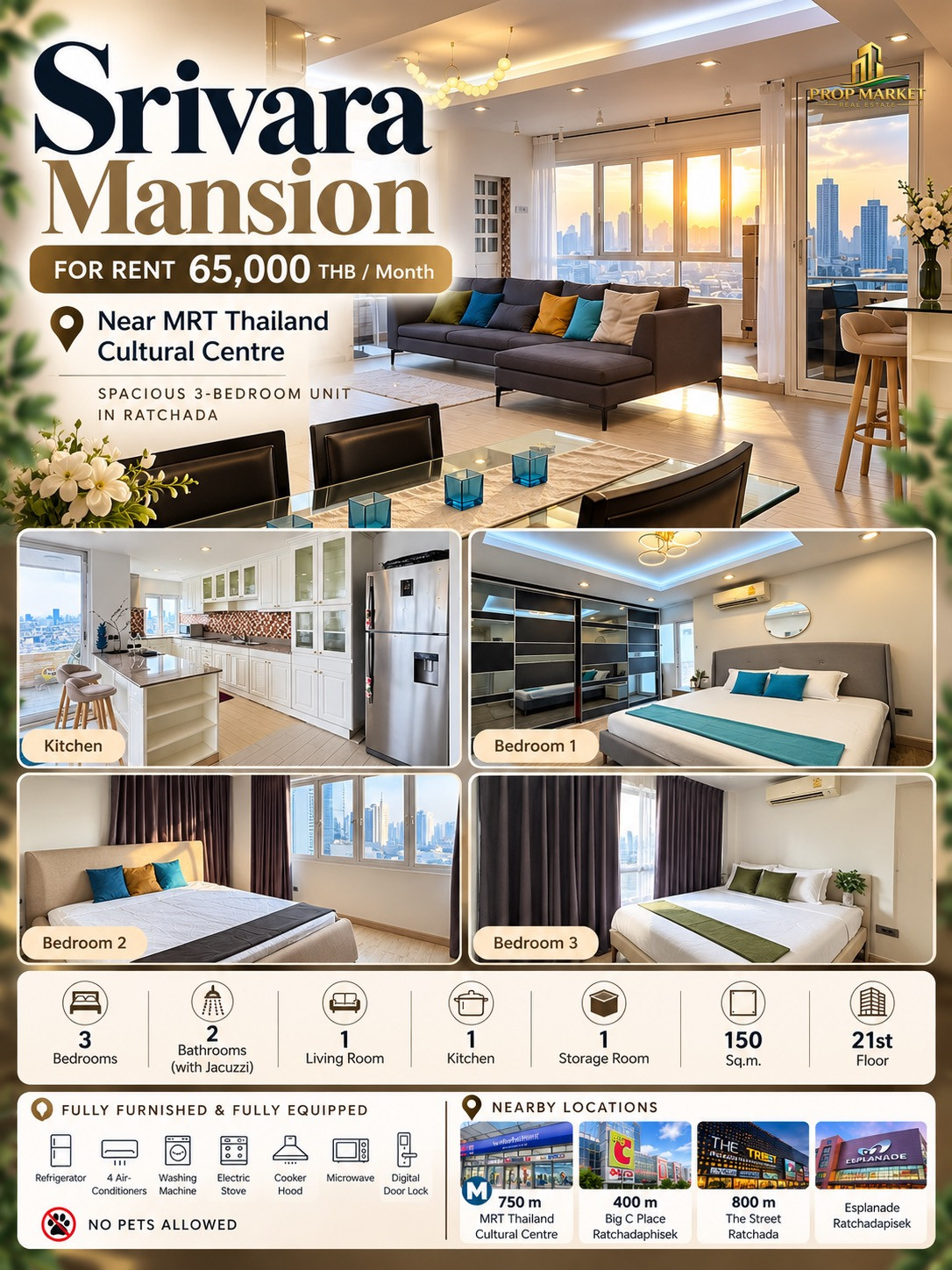 ปล่อยเช่า | ศรีวราแมนชั่น (Srivara Mansion 