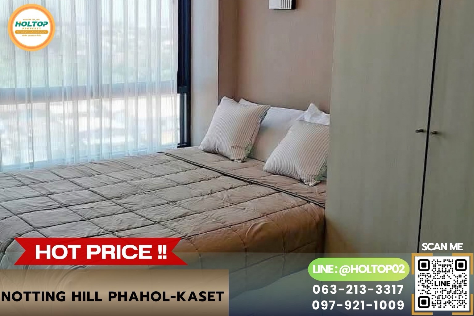 #L1496 Condo for rent Notting Hill Phahol-Kaset. #L1496 Condo for rent Notting Hill Phahol-Kaset.