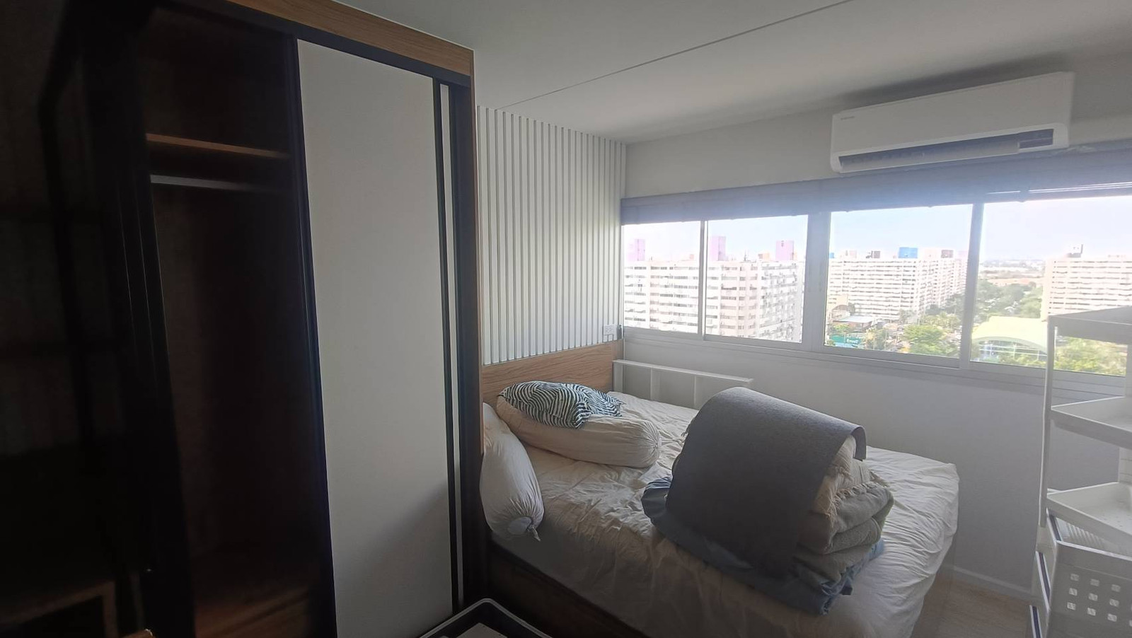 For sale, Mori Condominium, Muang Thong Thani, 15th floor room, high building view, school, fully decorated, minimalist style. – รูปที่ 2