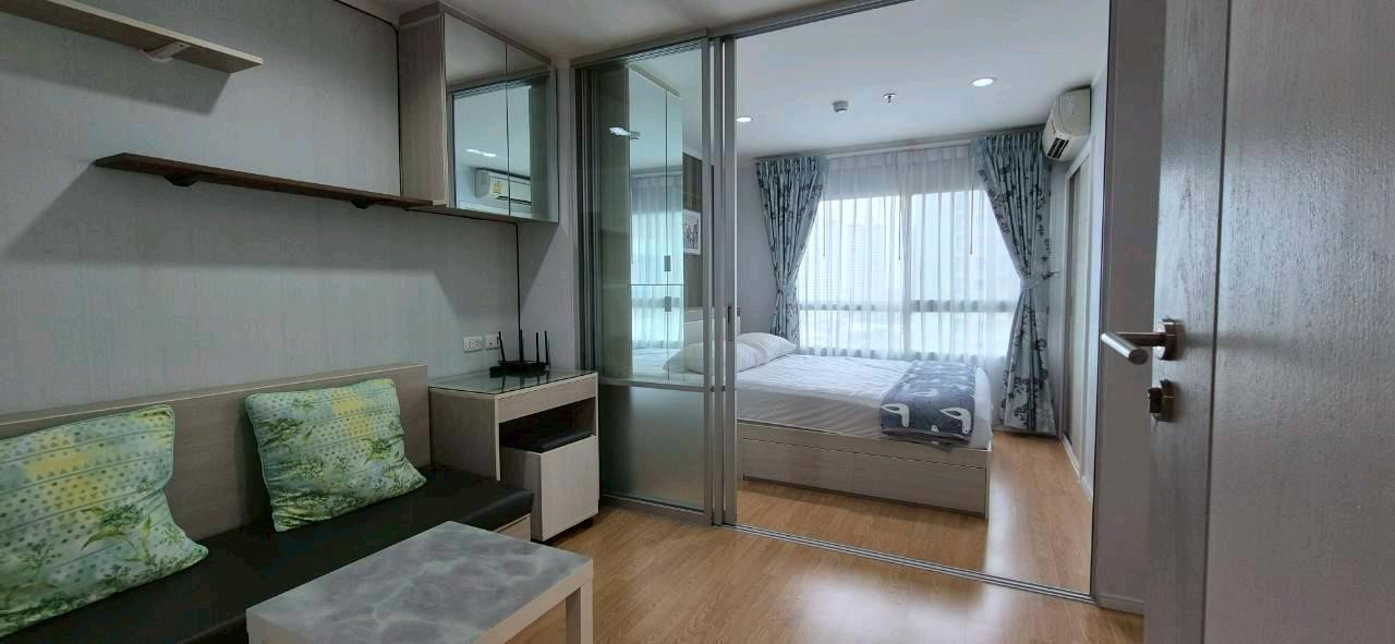 📢💯📢[[Rent]] Decorated room, fully furnished, near ARL Hua Mak Station, room for rent - Lumpini Place Condo Srinakarin - Hua Mak Station, near Airport Link Hua Mak Station, only 350 meters.