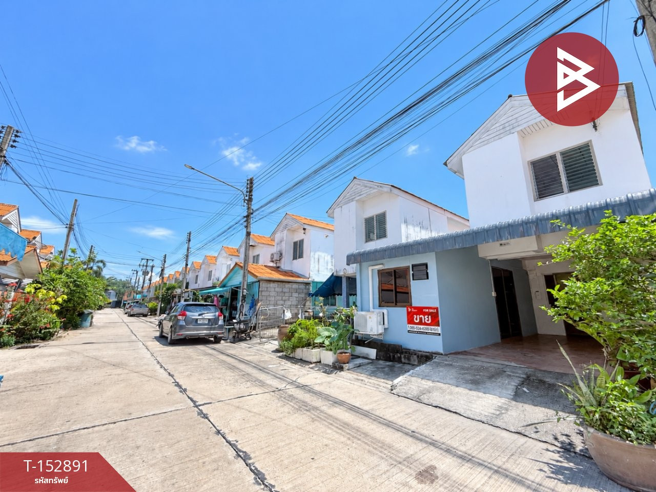 Semi-detached house for sale, Eua-Athorn Chedi Hak Village, Ratchaburi, ready to move in. – รูปที่ 2