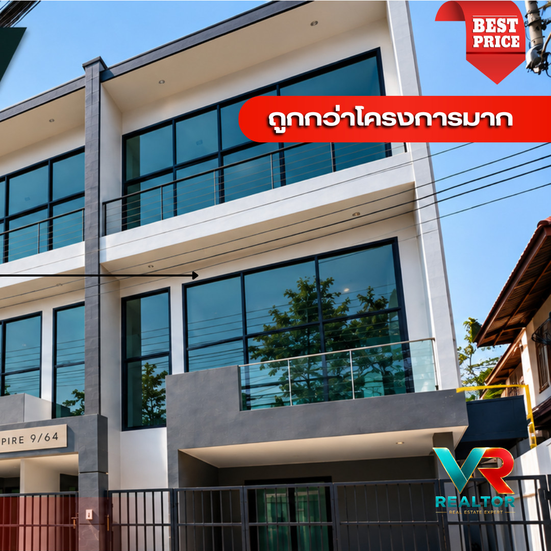 🔥ดีลสุดพิเศษ การันตรีความคุ้มค่า โฮมออฟฟิศ 4 ชั้น 2 คูหารวม 860 ตร.ม เพียง 25 ล้านบาท กรุงเทพกรีฑาซอย 7 The Preston EmpireHome #ขายขาดทุน   – รูปที่ 3
