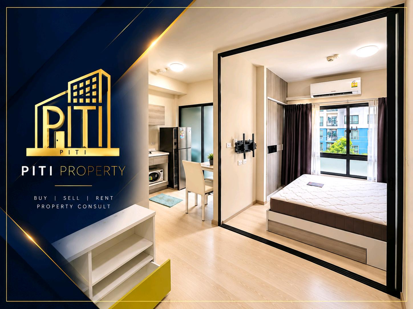 🏡 ห้องสวยพร้อมอยู่! Grene Condo สรงประภา ดอนเมือง | 7,500.-/เดือน | ใกล้สนามบิน ✈️|25.5 ตรม.