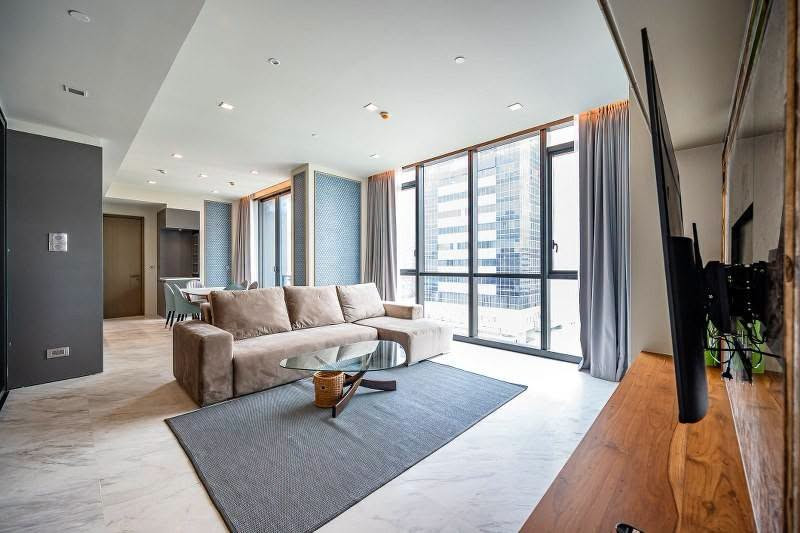 The Monument Thonglor for rent 125 sqm 2 beds 3 bath 120,000 per month