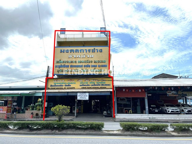 Business for sale, commercial building, 4 and a half floors, warehouse, steel lathe factory, Muang Rayong, ready to continue business immediately.