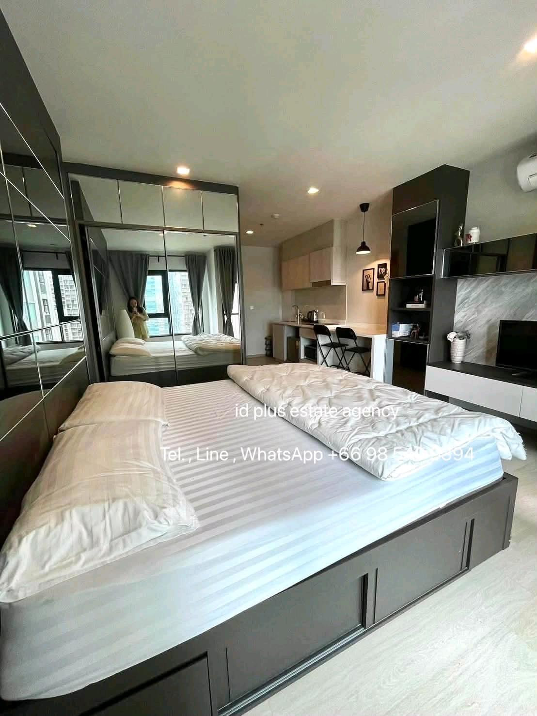 Condo room for Rent : Life One Wireless  Studio for 28 sq.m Unblocked View On 26th floor. fully furnished and electrical appliances. Walk 7 mins. to BTS Ploenchit Rental Only for  22,000 / M. – รูปที่ 2