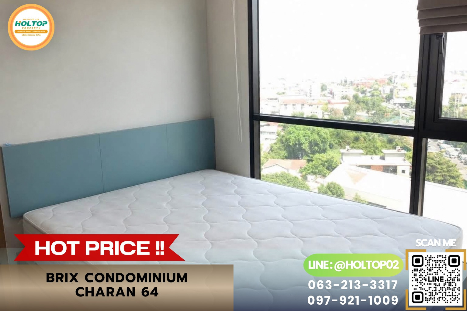 #R10952 ให้เช่าคอนโด Brix Condominium Charan 64