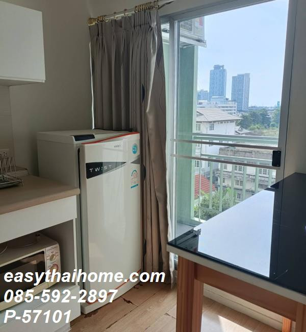 P-57101 ให้เช่าคอนโด Lumpini Ville Sukhumvit 77-2 ใกล้ BTS อ่อนนุช | ทำเลดีสุขุมวิท 77 ลากกระเป๋าเข้าอยู่ได้เลย เพียง 8,500 บาท Line@easythaihome 085-592-2897  – รูปที่ 2