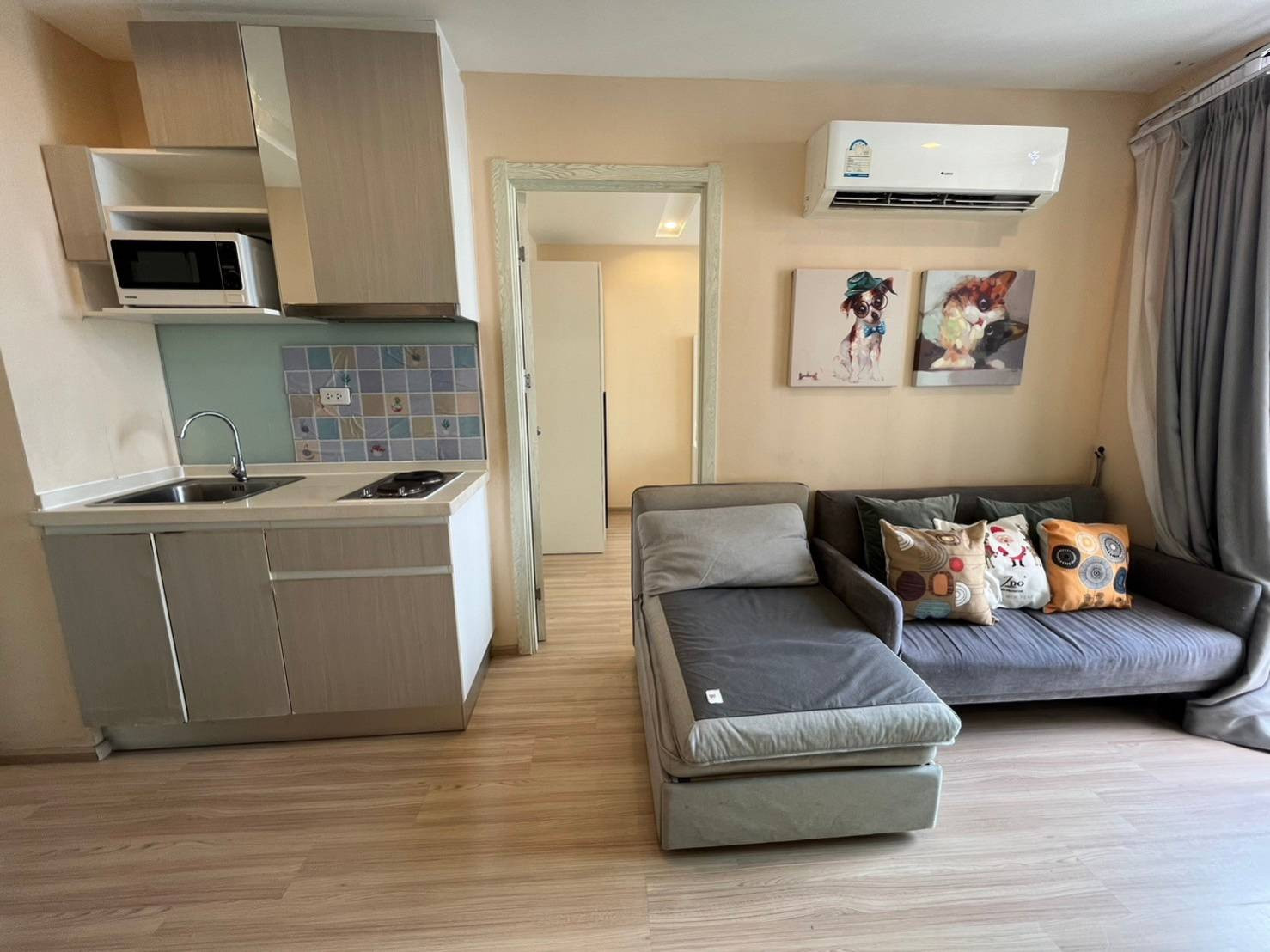 Condo for rent Artemis Sukhumvit77, fully furnished condo, ready to move in, close to On Nut BTS and many places to eat!!
