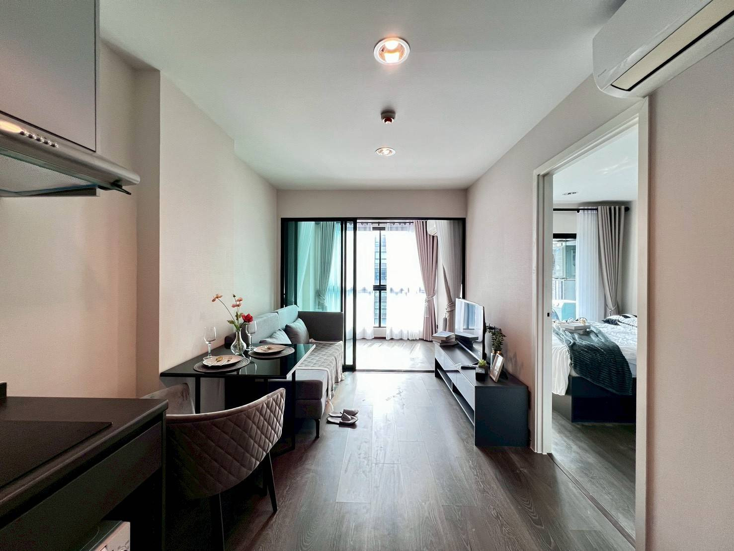 For rent, The Excel Lat Phrao Sutthisan, near MRT Chok Chai 4, 600 meters, size 35 For rent, The Excel Lat Phrao Sutthisan, near MRT Chok Chai 4, 600 meters, size 35