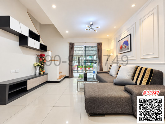 ขาย บ้าน  ทาวน์โฮม 3 ชั้น หมู่บ้านเดอะ เมทโทร สาทร ( The Metro Sathorn )ใกล้ BTS วุฒากาศ เฟอร์ครบ เข้าอยู่ได้เลย – รูปที่ 3
