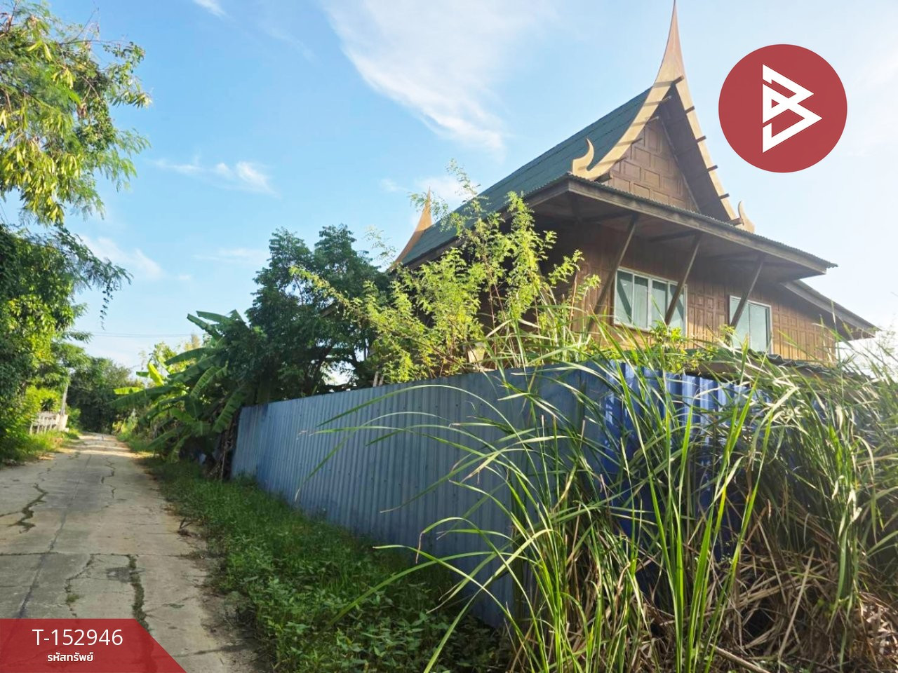 Garden house for sale with land, area 1 rai, Soi Tem Rak, Bang Bua Thong, Nonthaburi.