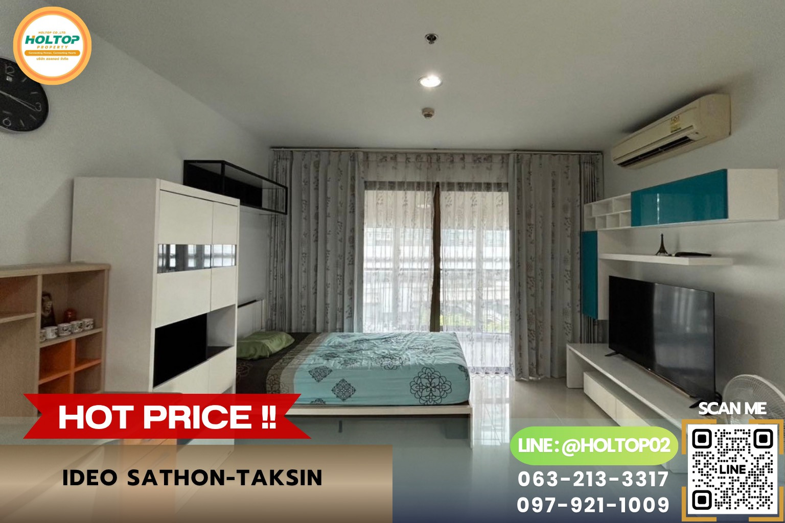 #R10945 ให้เช่าคอนโด Ideo Sathon-Taksin