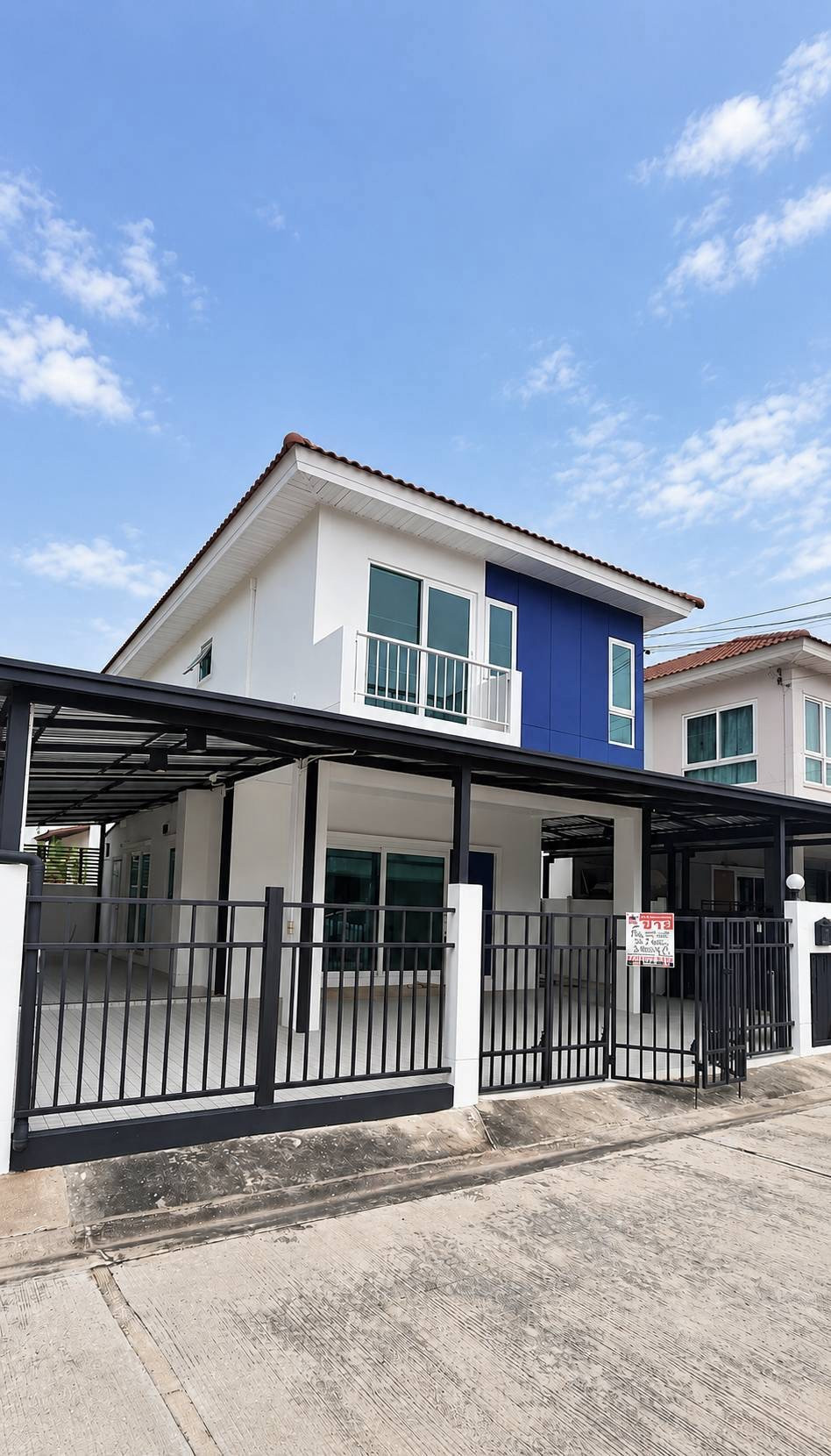 Single house for sale, Supalai Ville Village, Lam Luk Ka Khlong 5, near Kanchanaphisek Ring Road, code H8016.