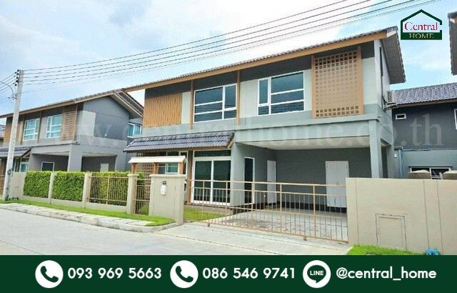 บ้านเดี่ยว อณาสิริ ติวานนท์ - ศรีสมาน บ้านสไตล์ญี่ปุ่น โซนส่วนตัว มีสวนหน้าบ้าน