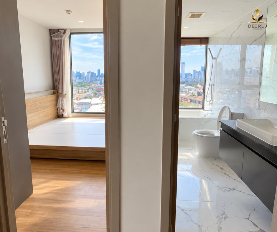 ให้เช่า Cloud Thonglor–Phetchaburi 1 Bed Plus 38 ตร.ม. | ชั้น 5 | วิวสวย ✨ มีอ่างอาบน้ำ พร้อมอินเทอร์เน็ต – รูปที่ 4