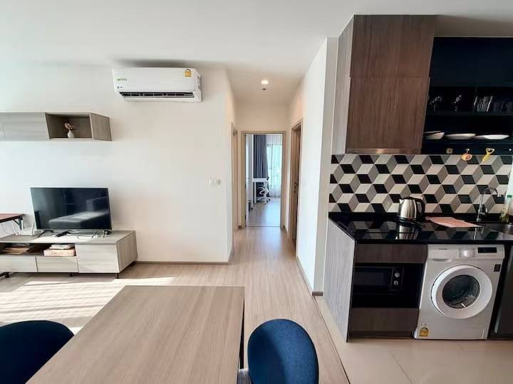 🌟 ให้เช่า | เดอะเบส เพชรบุรี–ทองหล่อ 🌟 2 ห้องนอน | 2 ห้องน้ำ | 61.25 ตร.ม. | ชั้นสูง  – รูปที่ 4