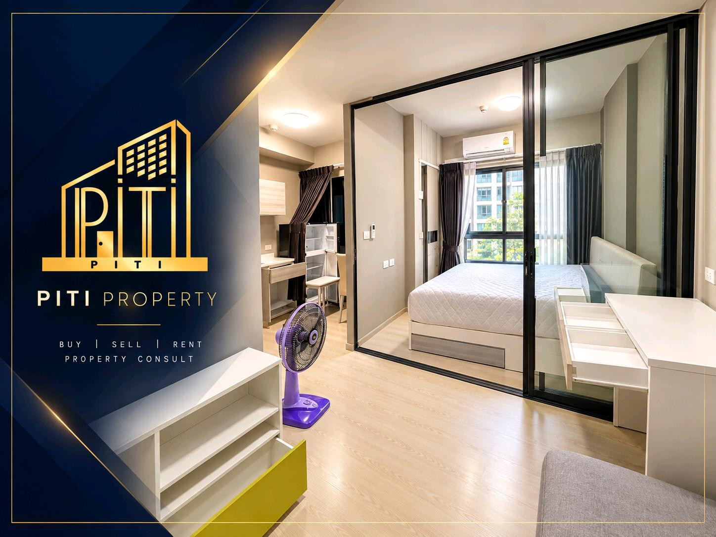 🏡 For rent Grene Condo Songprapha – Don Mueang ✨ Room ready to move in | Move in immediately | Appointment to view