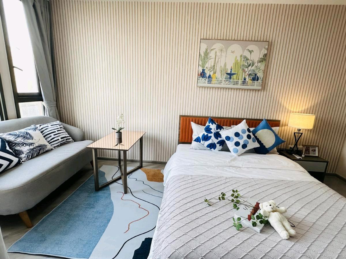 📣Condo for rent The Base Saphan Mai 🏢 next to BTS Sai Yut 🚆 beautiful room with complete furniture and electrical appliances ✅️ only 13,000/month ✨ – รูปที่ 2