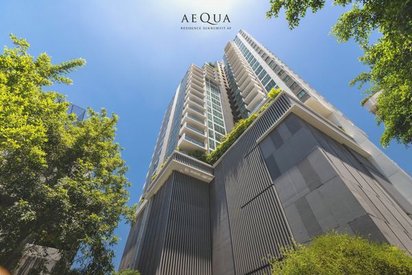 🔥 ห้ามพลาด! Pet Friendly ราคาดีที่สุดในตึก Aequa Sukhumvit 49 1 Bed 1 Bath 59.5 sqm 38,000 ติดต่อ 0968623850 🐱🐶