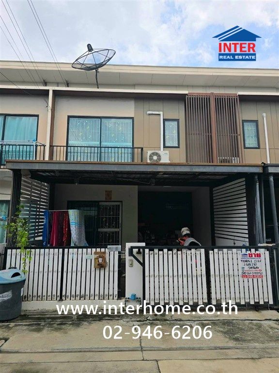Townhouse, 2 floors, 17.8 sq m, The Connect Village 34. On Nut-Wongwaen 2 Kanchanaphisek Parallel Road, Lat Krabang Road, Prawet District, Bangkok