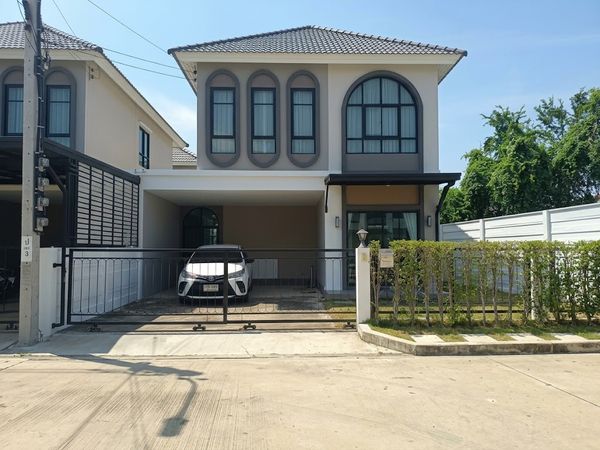 ขายบ้านแฝด 2 ชั้น หลังมุม บ้านสวยพร้อมอยู่ | โครงการ เอ็มไลฟ์ สุขุมวิท-บางปู 87 (ตรงข้ามสถานตากอากาศบางปู)น้ำไม่ท่วม!! 