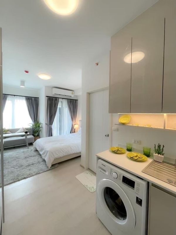 P-138795 ให้เช่าคอนโด Chapter One Eco Ratchada-Huaikwang | สตูดิโอ ชั้น 14 สเปกครบจัดเต็ม เพียง 10,500 บาท (รวมส่วนกลาง+จอดรถ) Line@easythaihome 085-592-2897 