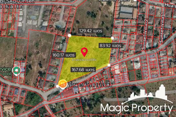 Land 9 Rai For Sale in Hua Hin Subdistrict, Hua Hin District, Prachuap Khiri Khan Province