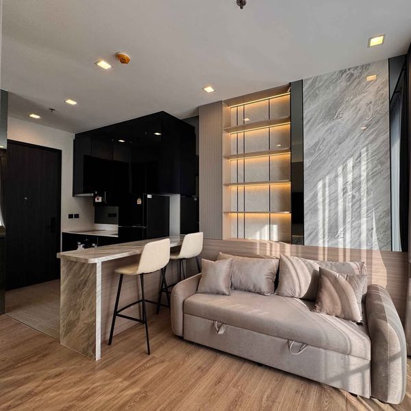 ให้เช่า Noble Around Ari ⭐️ห้องใหญ่ 1bed plus   44.18 ตร.ม.      ชั้น 4 ห้องมุม วิวไม่บล็อค 🔅ห้องใหม่ Interior จัดเต็ม พร้อมระบบ smart home และ sofa bed