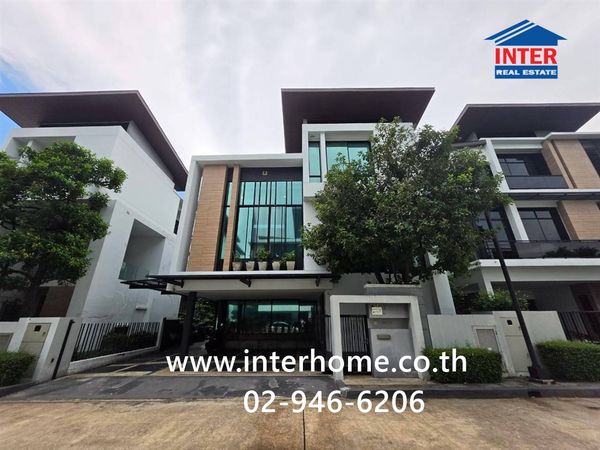 Land + 3-story detached house, 61.2 sq m, Nirvana Beyond Village. Kaset-Nawamin Prasertmanukit Road Khlong Lam Chiak Road, Bueng Kum District, Bangkok