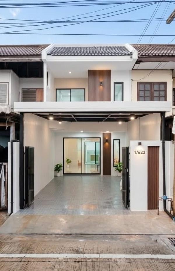 ขายทาวน์เฮ้าส์/ทาวน์โฮม  บ้านรัตนาธิเบศร์ รีโนเวทใหม่ MRT-ตลาดบางใหญ่ บางรักพัฒนา บางบัวทอง นนทบุรี CX-178028