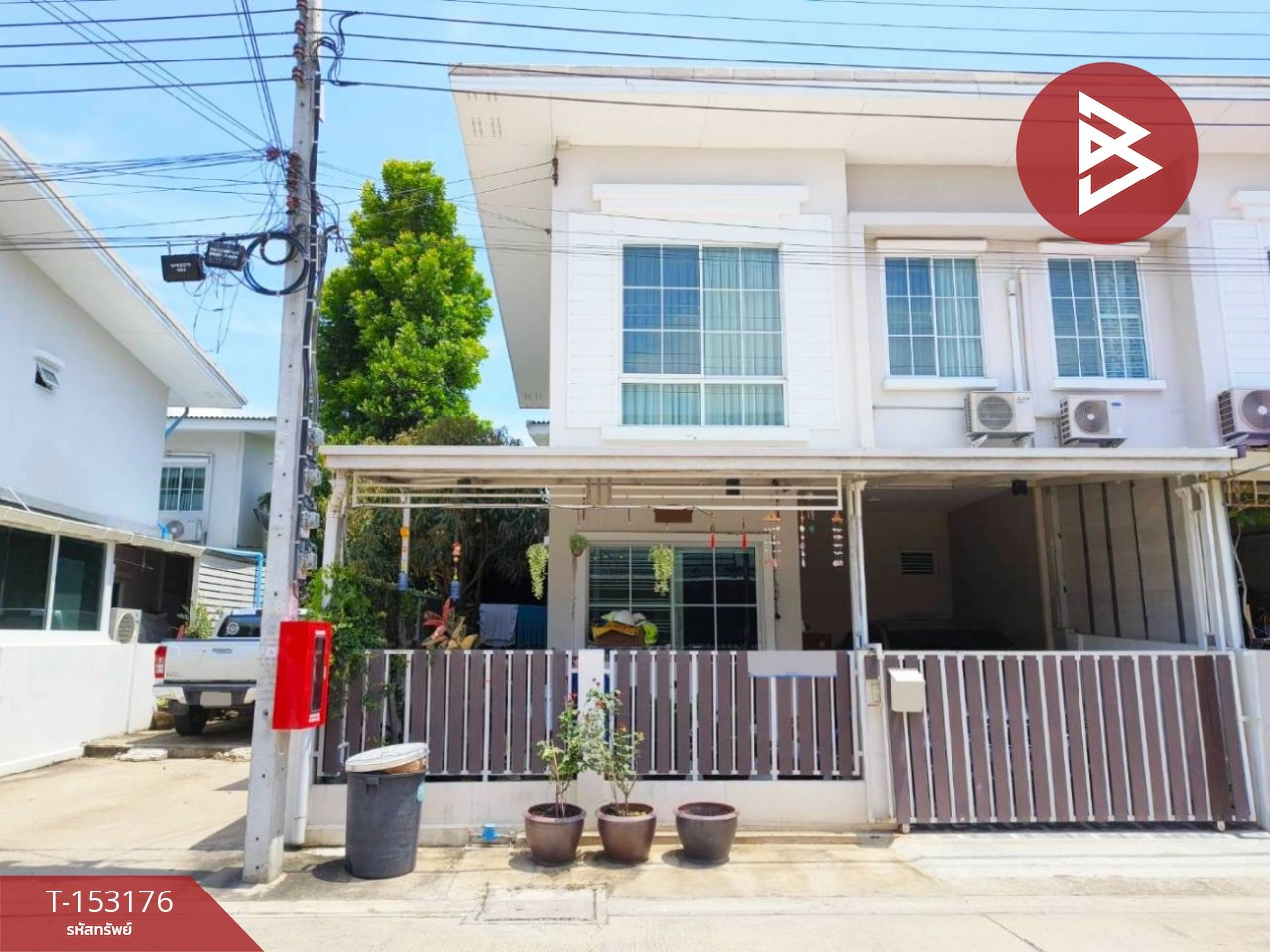 2-story townhouse for sale, J City Village. Sukhumvit-Praksa (J-City Sukhumvit-Praksa) Samut Prakan