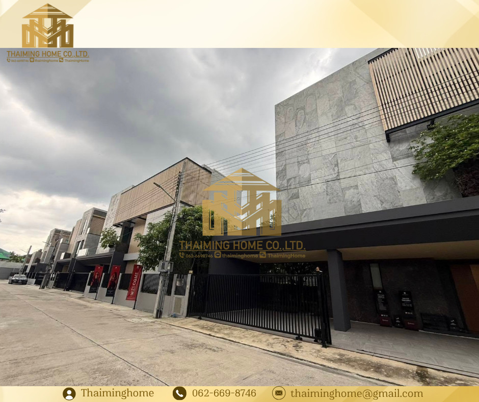 ปล่อยเช่าบ้านเดี่ยว 3 ชั้น ทำเลดี ติดถนนราชพฤกษ์ - สะพานเจษฎาบดินทร์ โครงการThe Master พื้นที่ 423 ตร.ม (TH6-2826）