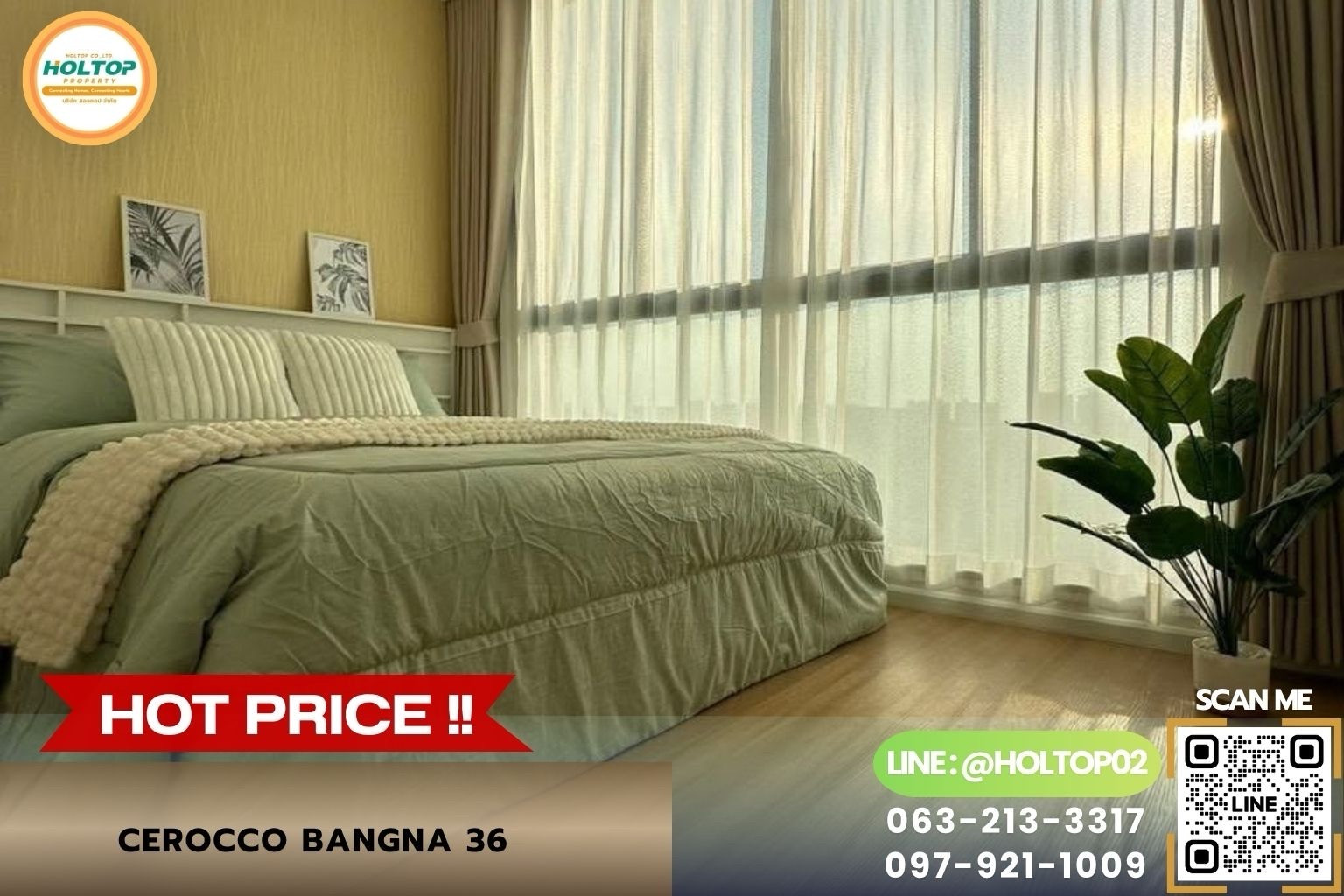 #Z6572 Condo for rent Cerocco Bangna 36.