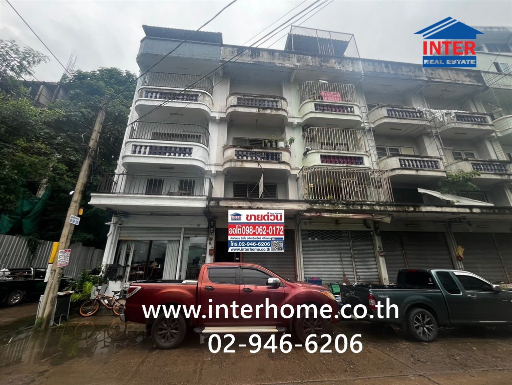Commercial building, 4 floors, 17 sq m. Commercial building near The Mall Bangkapi. Soi Ramkhamhaeng 60/2, Ramkhamhaeng Road, Ramkhamhaeng Road 60/2, Bang Kapi District, Bangkok