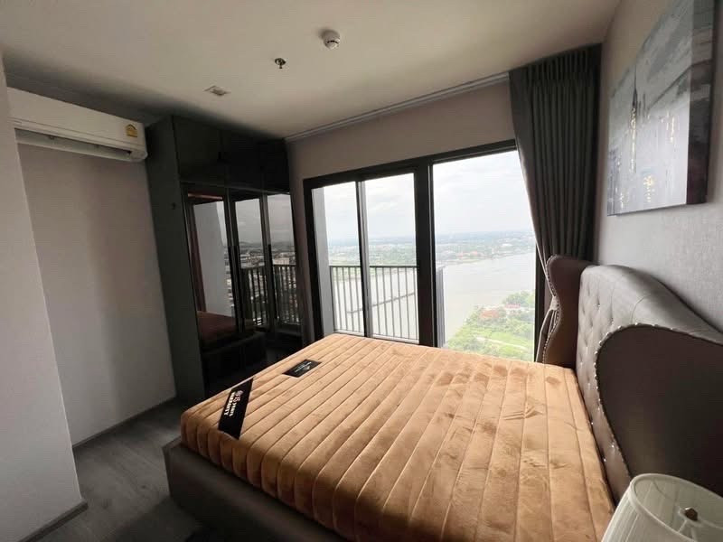 Condo for rent, corner room with river view, The Politan Aqua, Sanambinnam Road, near MRT Phra Nang Klao, seeing the Chao Phraya River, very beautiful. Fully furnished Just carry your bag and move in. Condo for rent, corner room with river view, The Politan Aqua, Sanambinnam Road, near MRT Phra Nang Klao, seeing the Chao Phraya River, very beautiful. Fully furnished Just carry your bag and move in.