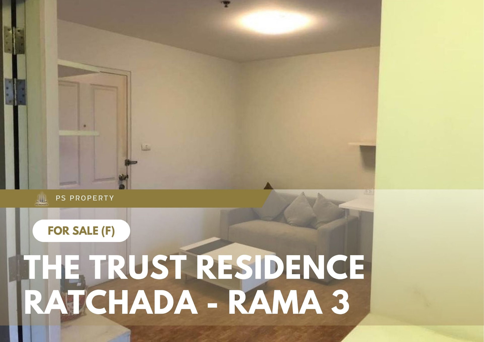 Urgent Sale 🔥 The Trust Residence Ratchada - Rama 3 🔥 Fully furnished and equipped with appliances; near BTS Chong Nonsi.