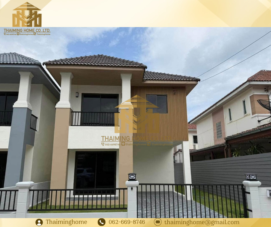 Selling 2-storey detached houses with an area of 36 square meters. V. Suan Luang Will Village, Prawet, Bangkok (TH6-3026 ）